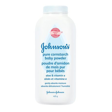 Johnson’s® Pure Cornstarch Baby Powder with Aloe Vera and Vitamin E - 425g