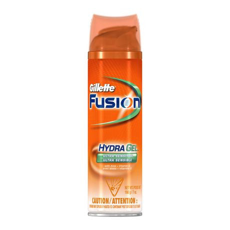 Gillette Fusions HydraGel Ultra Sensitive Aloe + Vitamin E Men's Shave Gel