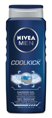 Nivea Cool Kick for Men Shower Gel - 500mL