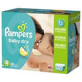 Pampers Baby Dry Diapers Economy Pack Plus